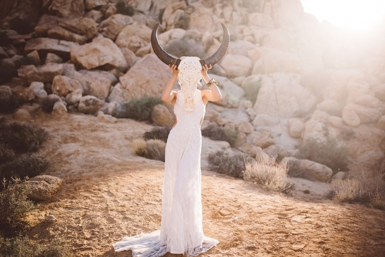Joshua Tree Elopement styled by San Luis Obispo Wedding Planner Spark and Sparkle Events Kacey House